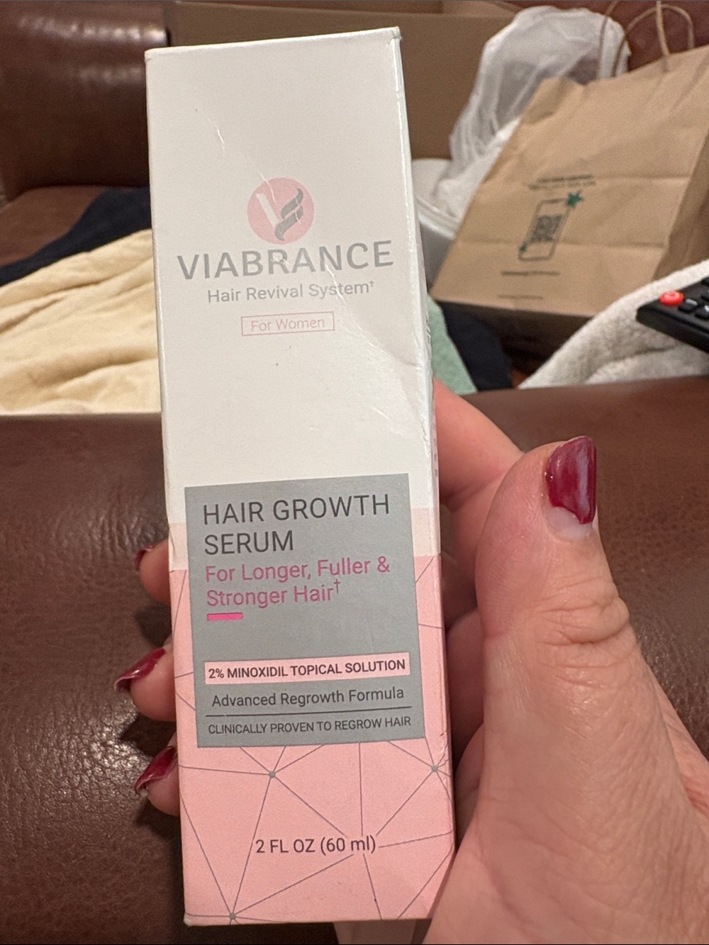 Viabrance hair regrowth serum - this really works!!